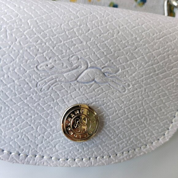 Longchamp Le Pliage Green Mini Pouch Taro Purple - Picture 2 of 6